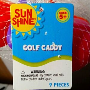 9 pieces Toddler Caddy Golf Set